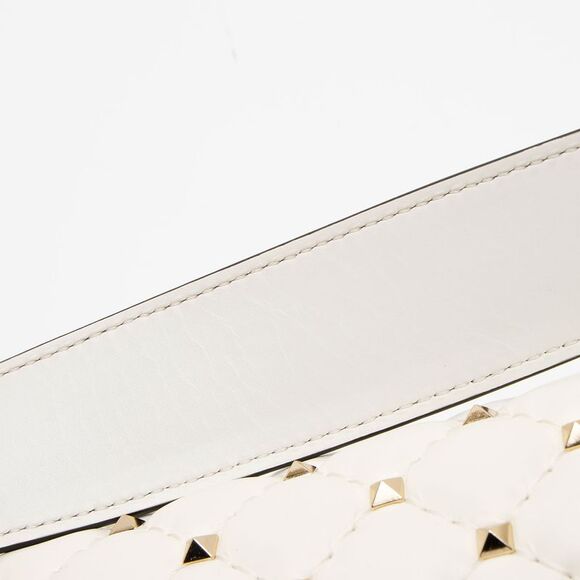 Valentino Calfskin Rockstud Spike Up Top Handle - Picture 11 of 12